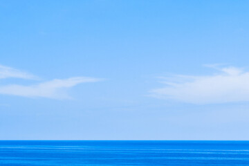 海　水平線　青空
