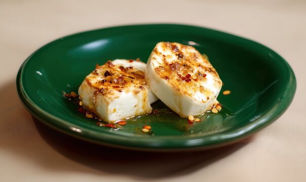 Grilled rubing with honey and chili