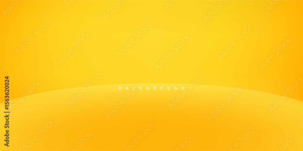 Poster yellow background abstract with gradient in empty room studio, yellow empty room studio gradient use
