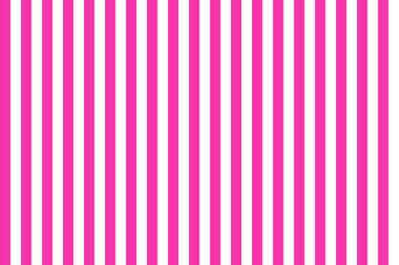 Neon Pink color and white color background with lines. traditional vertical striped background texture.