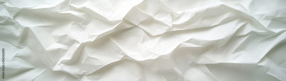 Poster crumpled white paper texture background versatile backdrop for creative design projects