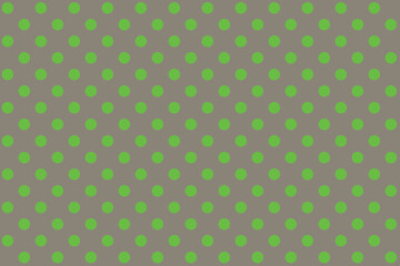 abstract Green colour polka dots on Antique White colour background pattern design.