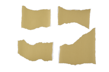 Trozos de papel de color dorado o amarillo brillante, recurso gráfico