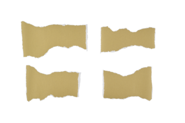 Trozos de papel de color dorado o amarillo brillante, recurso gráfico