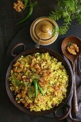 Savoury Indian Snack, Walnut Poha