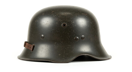 Fototapeta premium Vintage military helmet image