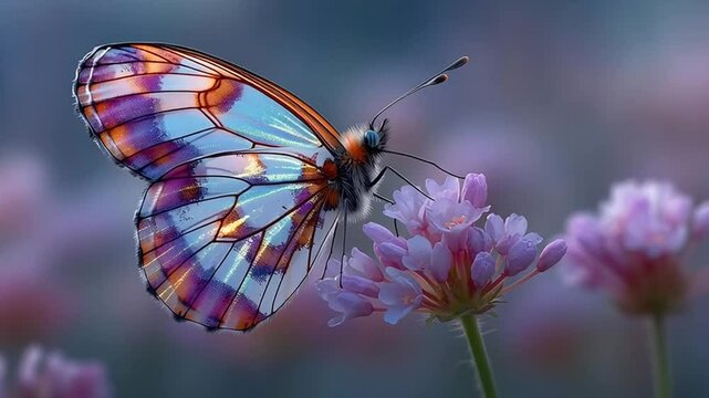 Glasswing Butterfly Flower Macro Nature Spring.