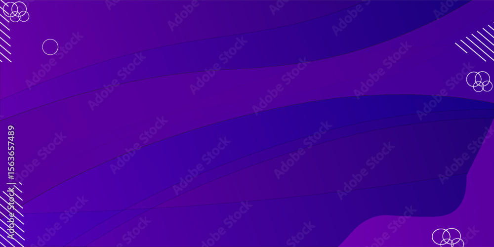 Poster minimal geometric background. purple elements with fluid gradient. dynamic shapes composition. eps10