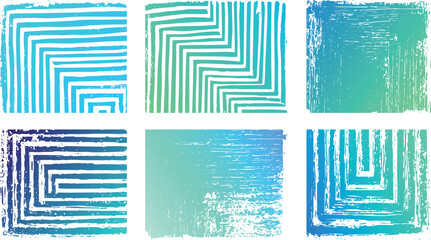 set of grunge texture, Overlay Vector illustration Old dust gradient color's transparent background 