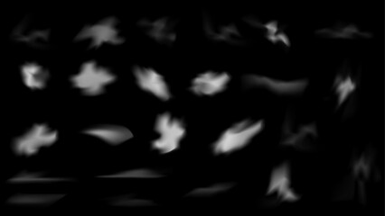 フォグ・スモーク・ブラシシェイプ素材集  © Pens'K