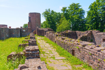 Remains Of The Monastery Of St. Michael In Heidelberg Germany