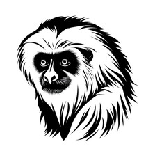 Gibbon logo drawing