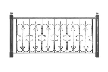 Forged railings, fence, fencing. B.