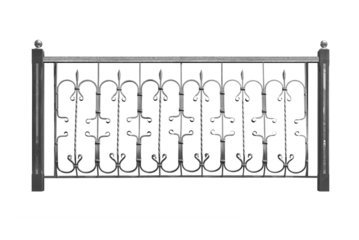 Forged railings, fence, fencing. B.