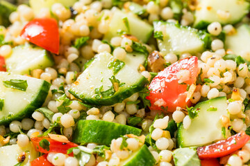 Healthy Homemade Mediterranean Couscous Salad