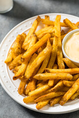 Spicy Homemade Asian French Fries
