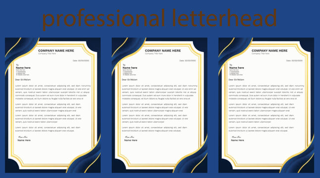 Modern Business Letterhead Template