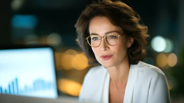 Researcher Analyzing Resistance Trends with Graphs and Computer