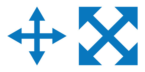 Obraz premium vector double sided arrow sign on white background. two way arrow icon