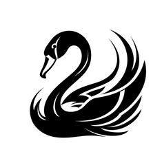 Black swan logo