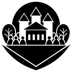 Vector Social Icons – Generative AI & Linocut Silhouette Style Design