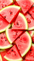 Wassermelone aufgeschnitten, Hintergrund 
