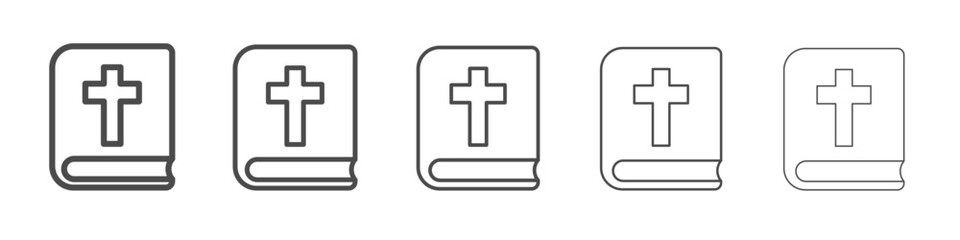 bible icon simple isolated vector sign