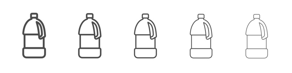 Obraz premium bottle gallon icon simple isolated vector sign