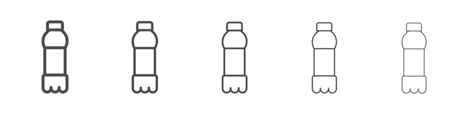 bottle icon simple isolated vector sign