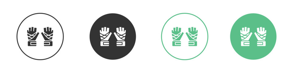 Fitness Gloves icon modern, simple, vector, icon for website design, mobile app