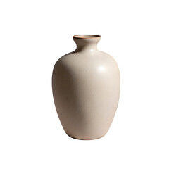 Ceramic Vase, isolated on transparent background