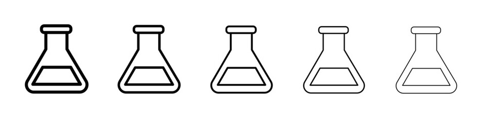 chemical icon simple isolated vector sign