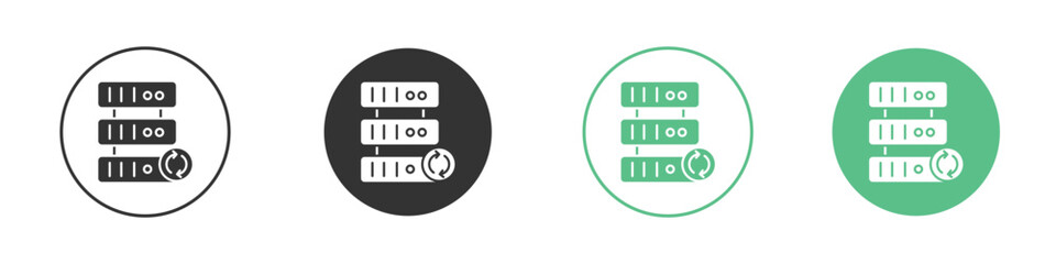Real time data icon modern, simple, vector, icon for website design, mobile app