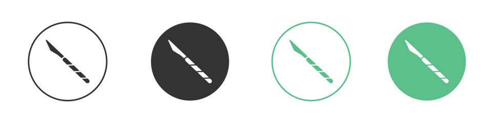 Scalpel icon modern, simple, vector, icon for website design, mobile app