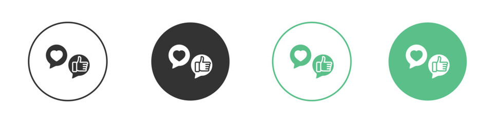 Social media icon modern, simple, vector, icon for website design, mobile app
