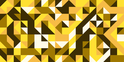  Abstract angular pattern with yellow and brown tones