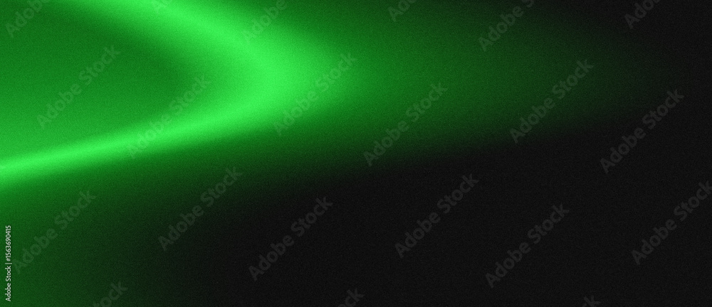 Aufkleber a mesmerizing gradient of deep black and vibrant green swirls across the canvas, creating an etherea