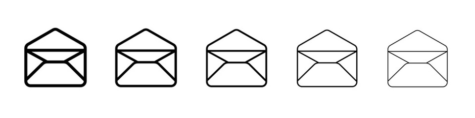 envolope icon simple isolated vector sign