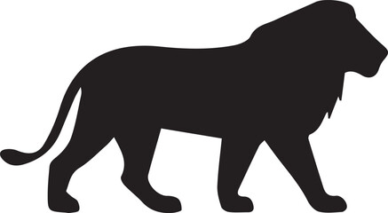 Fototapeta premium Lion Silhouette Vector Pack: Roaring, Head & Pride Cut Files for Logos, Wall Art & Tattoo Designs