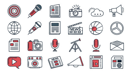 music icons set