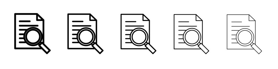 investigation icon simple isolated vector sign