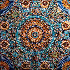 Obraz premium Zellige geometric pattern