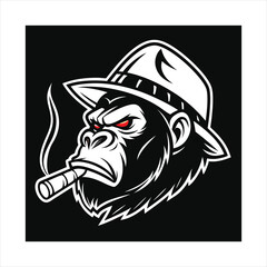 Savage Gorilla Boss with Cigar.