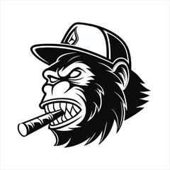 Savage Gorilla Boss with Cigar.