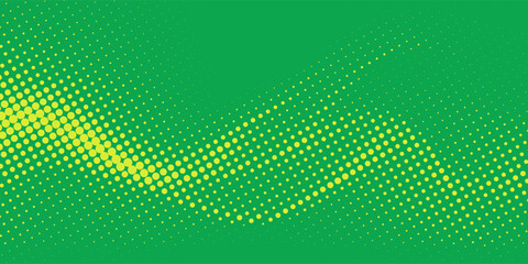 Dots halftone yellow green color pattern gradient texture modern background eps10