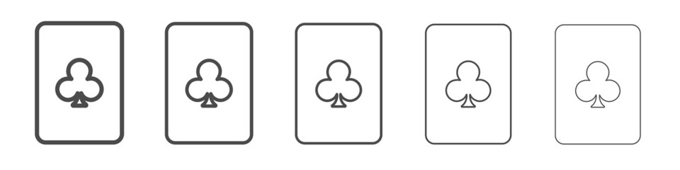 playing cards icon simple isolated vector sign