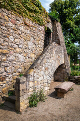 Heppenheim, Steintreppe am Marianne-Coppe-Garten