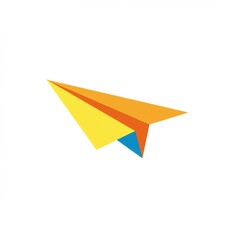 Colorful Paper Airplane Origami