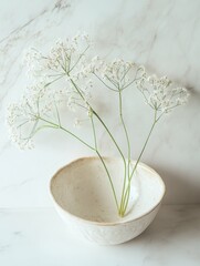 high resolution of ripe carrots in the bowlon the marble background