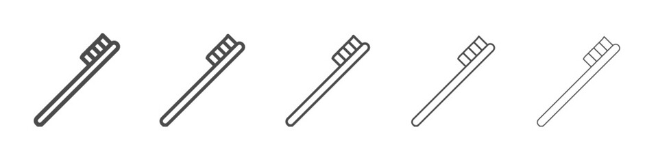 Fototapeta premium tooth brush icon simple isolated vector sign